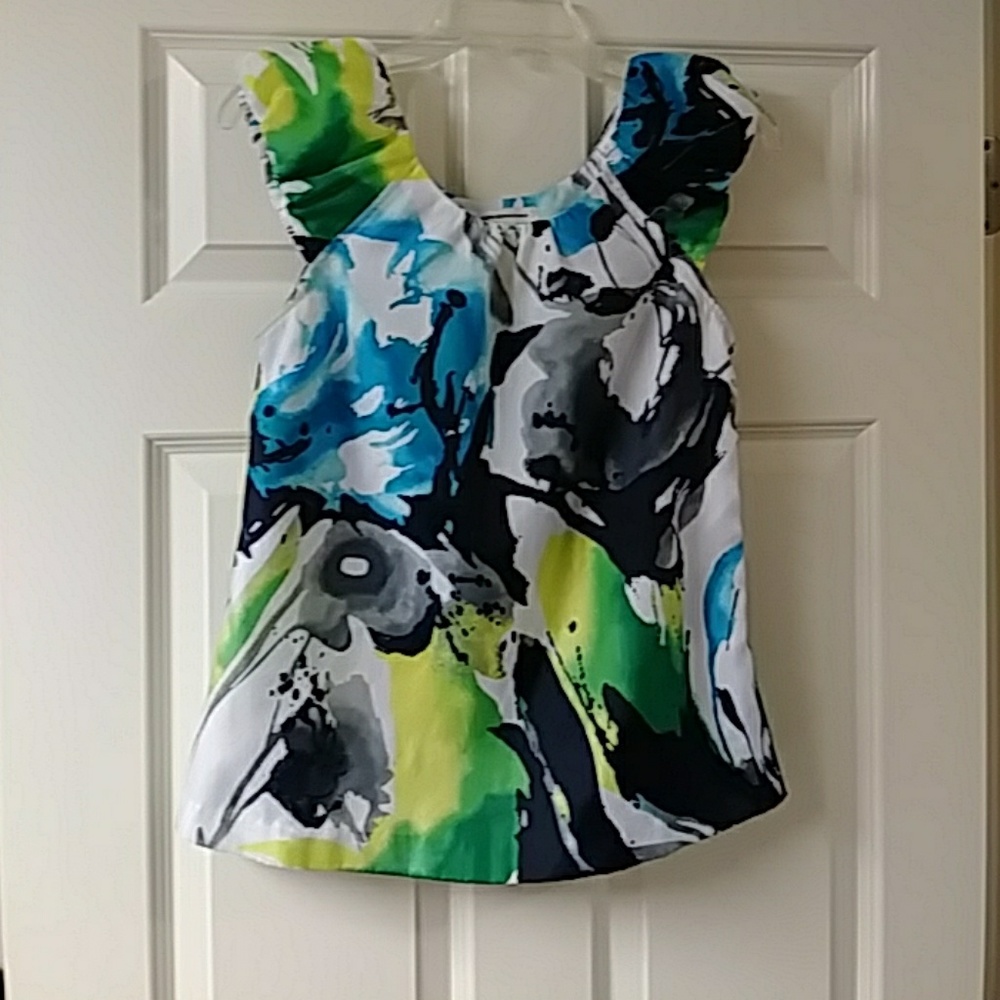 Express Design Studio multi-color top